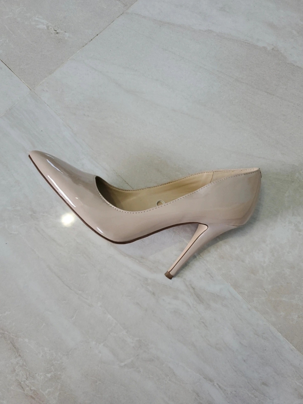 Jessica Simpson Blush Patent Pointed-Toe Pump